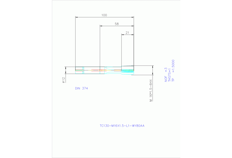 TC130-M16X1.5-L1-WY80AA
