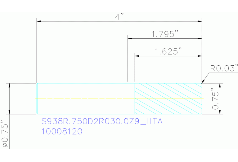 S938R.750D2R030.0Z9 HTA