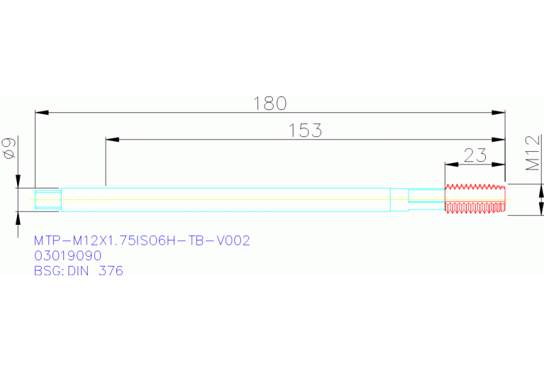 MTP-M12X1.75ISO6H-TB-V002
