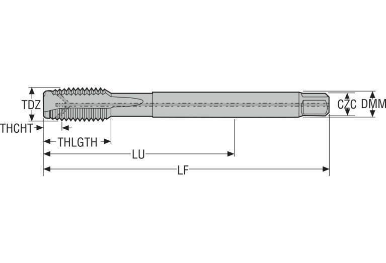 MTP-M14X2.00ISO6HX-TB-P004-A
