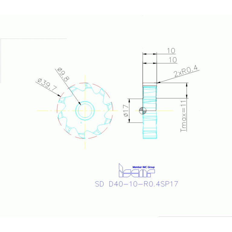 SD D40-10-R0.4SP17 IC908