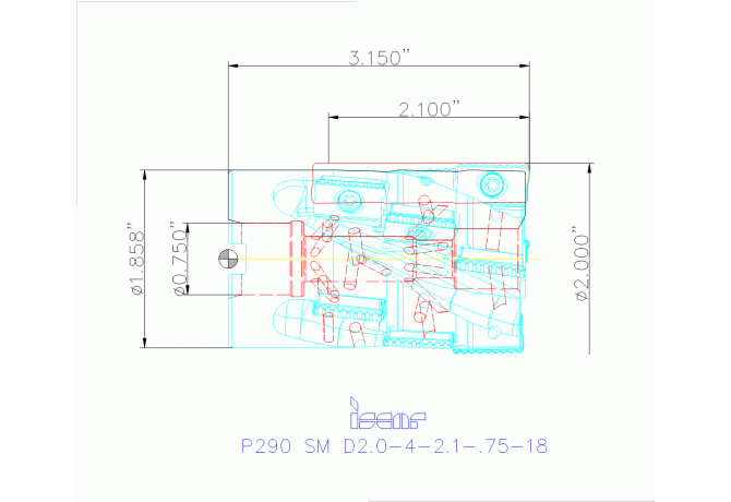 P290 SM D2.0-4-2.1-.75-18