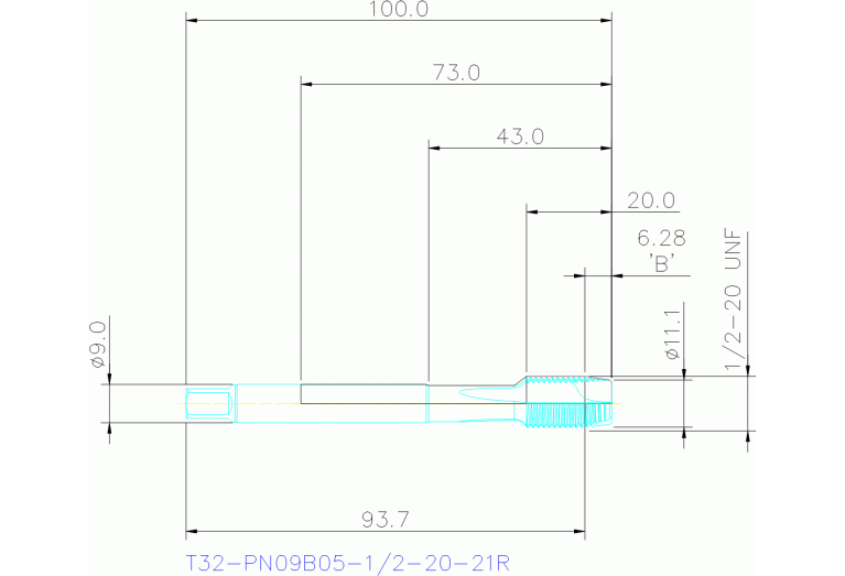 T32-PN09B05-1/2-20-21R