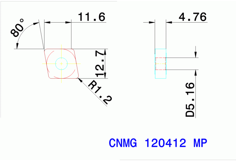 CNMG 120412 MP TT5080
