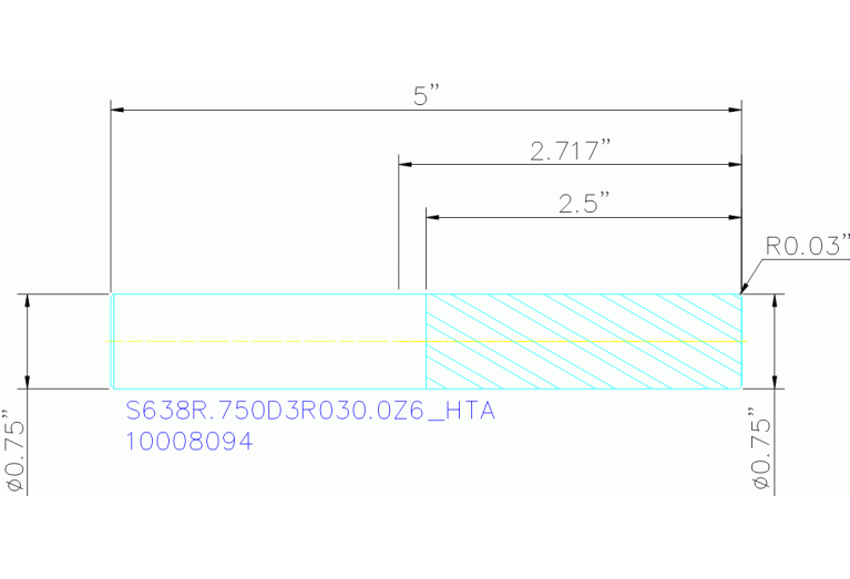 S638R.750D3R030.0Z6 HTA