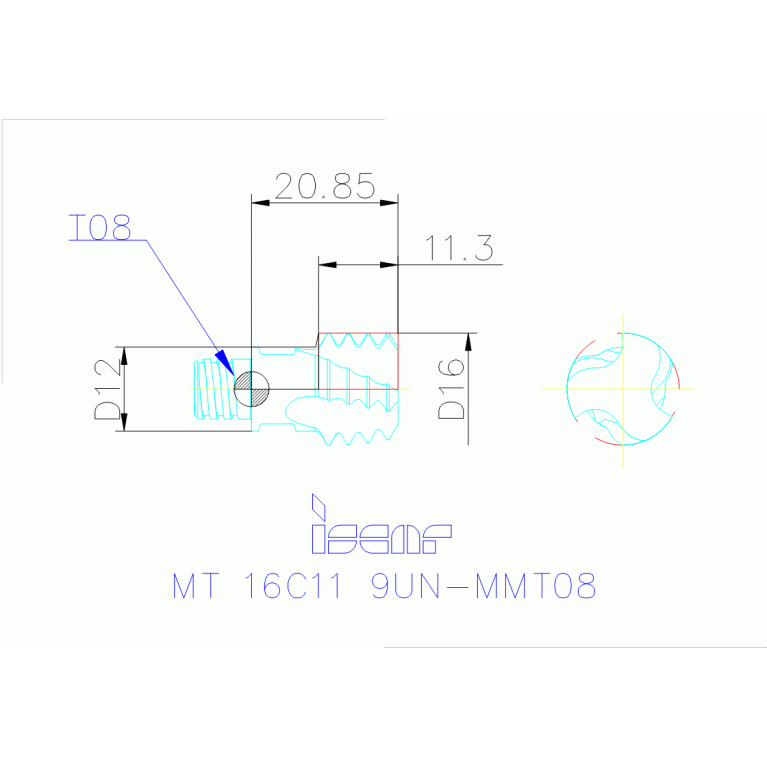 MT 16C11 9UN-MMT08 IC908