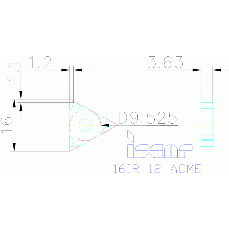 16IR 12 ACME IC50M
