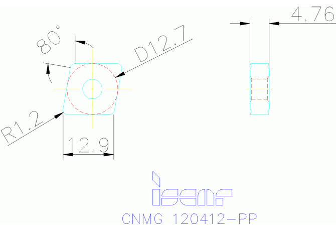 CNMG 120412-PP IC507