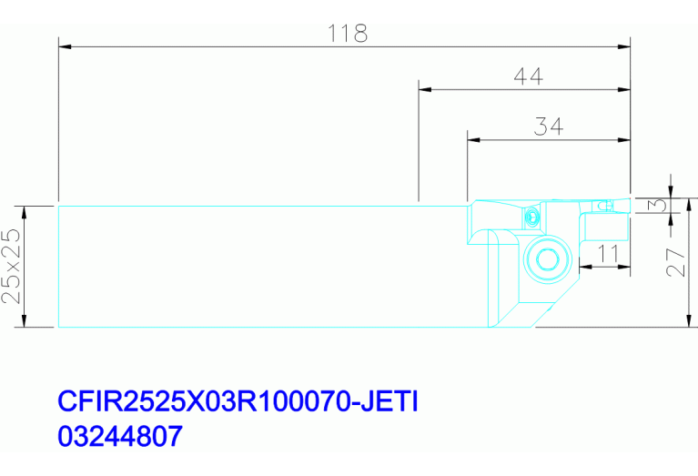 CFIR2525X03R100070-JETI