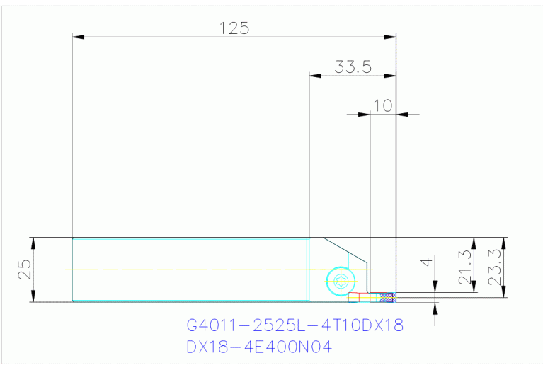 G4011-2525L-4T10DX18