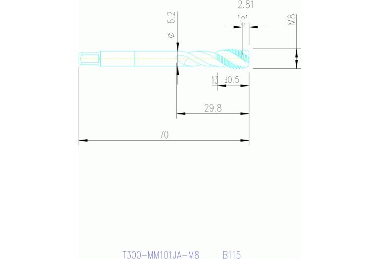 T300-MM101JA-M8 B115