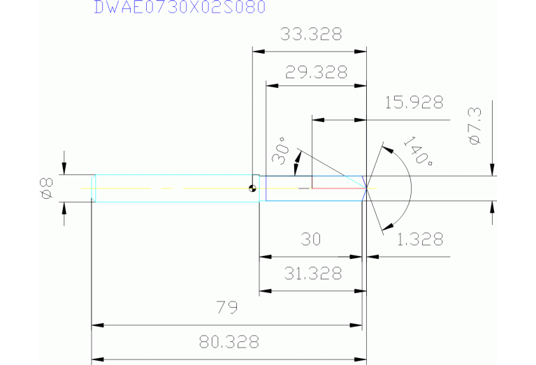 DWAE0730X02S080 DP102A