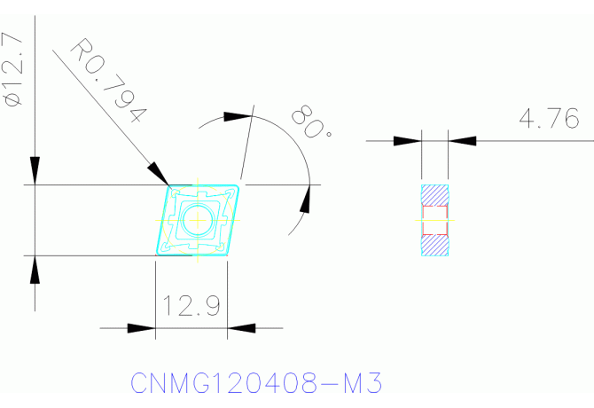 CNMG120408-M3 TH1500
