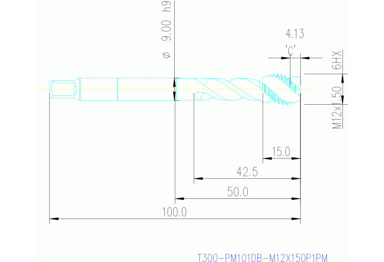 T300-PM101DB-M12X150P1PM