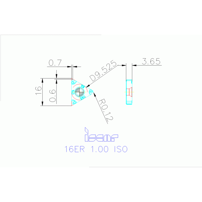 16ER 1.00 ISO IC250