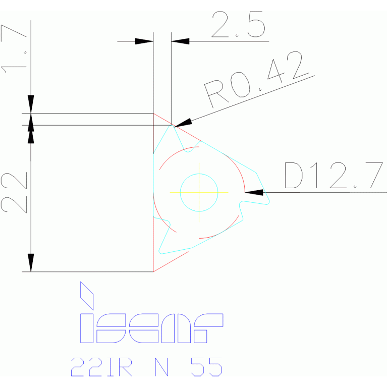 22IR N 55 IC50M