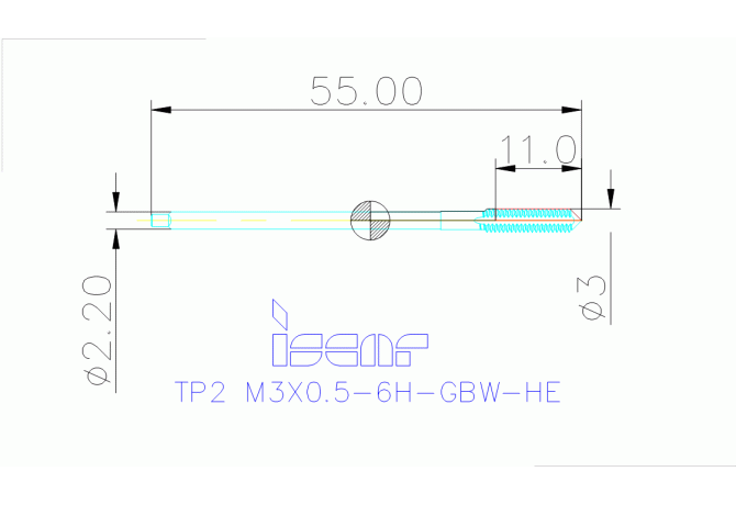 TP2 M3X0.5-6H-GBW-HE