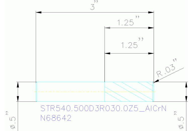 STR540.500D3R030.0Z5 ALCRN