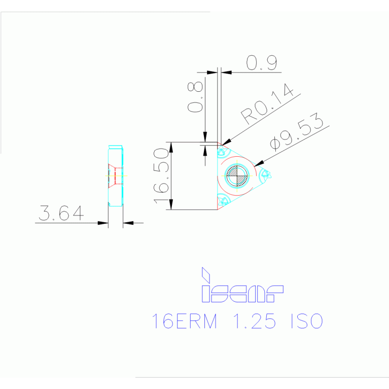 16ERM 1.25 ISO IC250