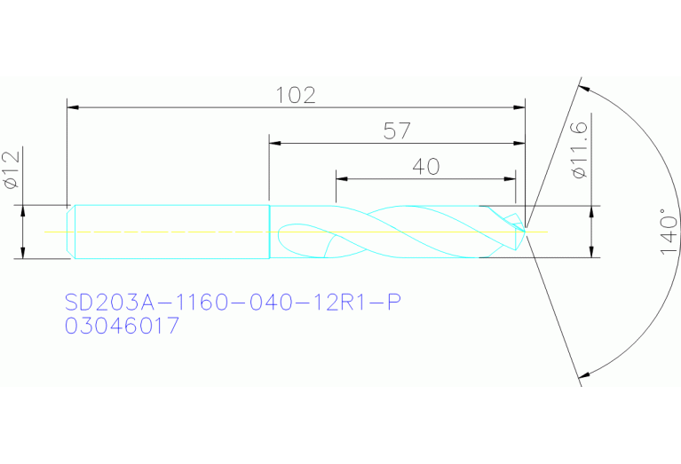 SD203A-1160-040-12R1-P