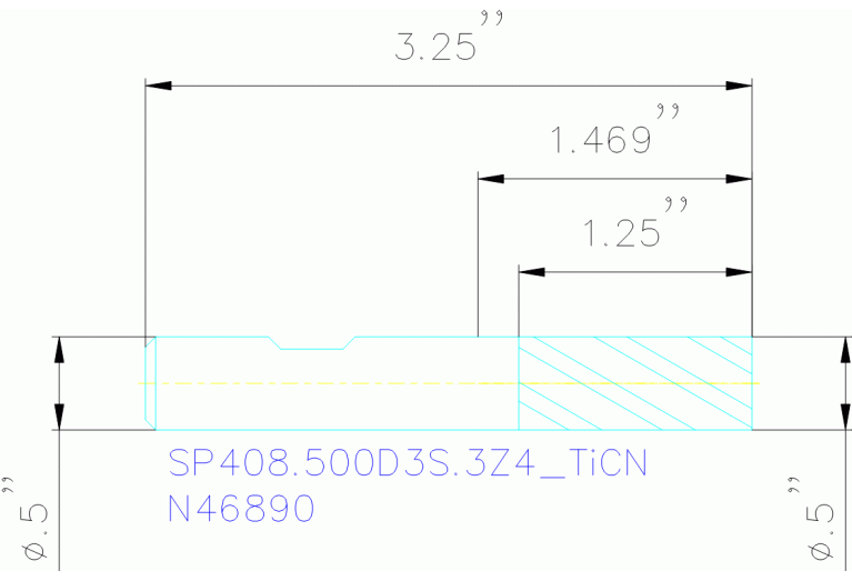 SP408.500D3S.3Z4 TICN