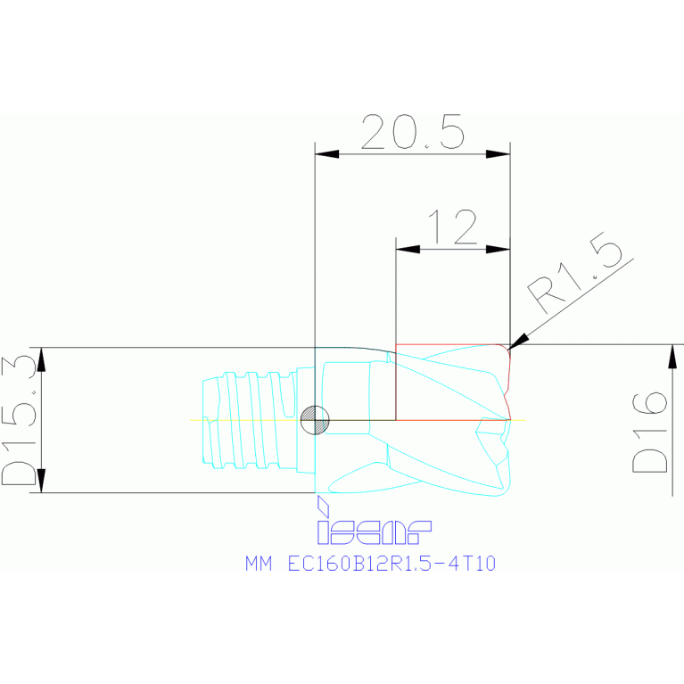 MM EC160B12R1.5-4T10 IC908