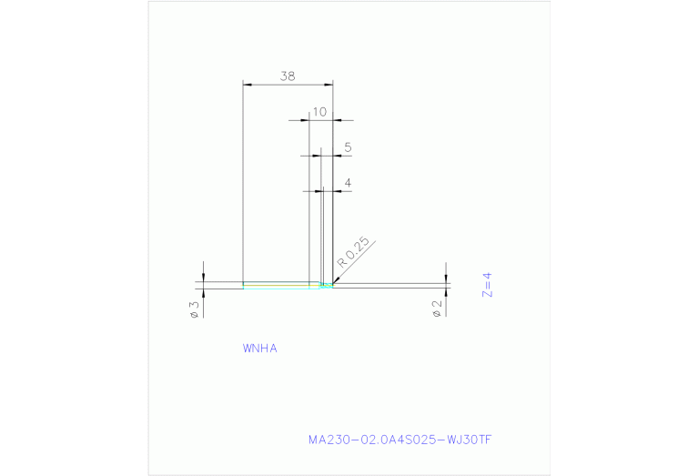 MA230-02.0A4S025-WJ30TF