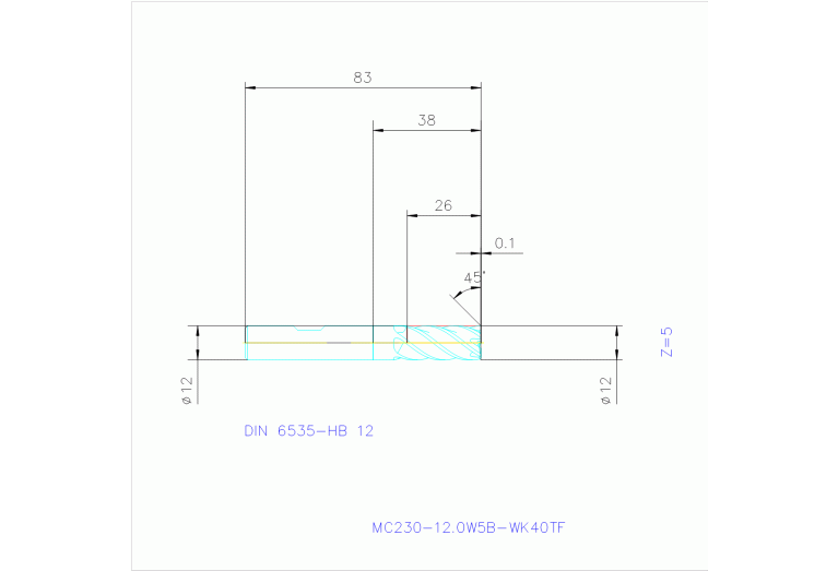 MC230-12.0W5B-WK40TF