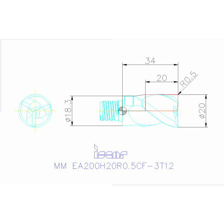 MM EA200H20R0.5CF-3T12 IC08