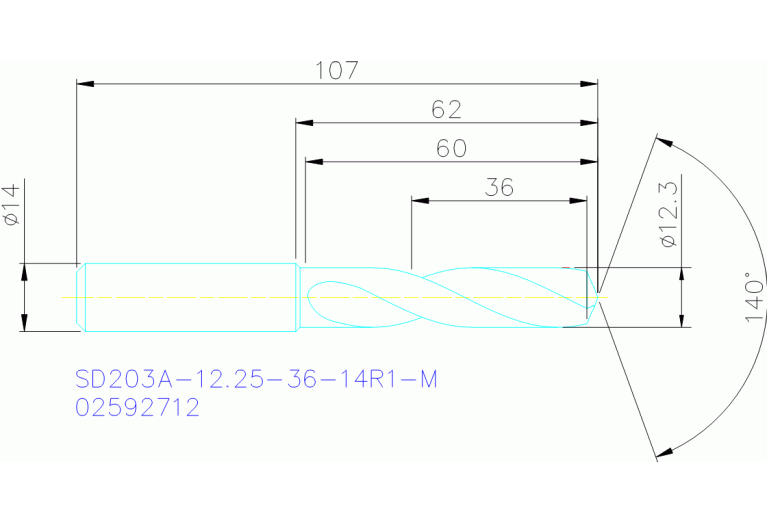 SD203A-12.25-36-14R1-M