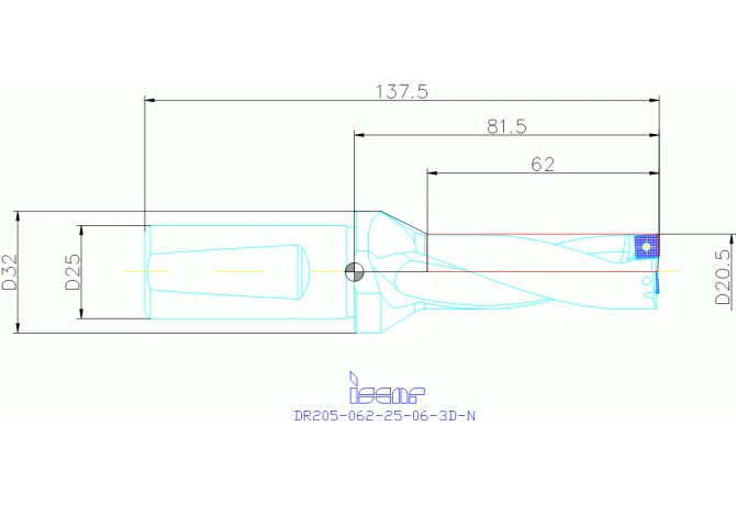DR205-062-25-06-3D-N