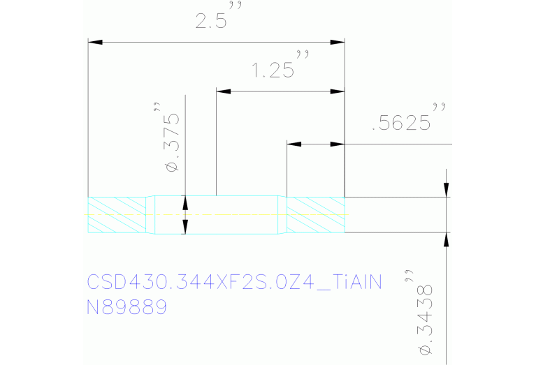 CSD430.344XF2S.0Z4 TIALN