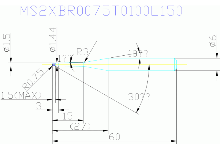 MS2XBR0075T0100L150
