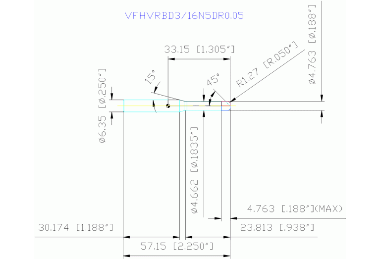 VFHVRBD3/16N5DR0.05