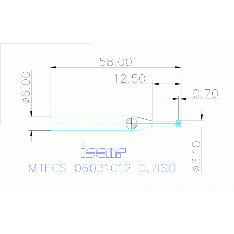 MTECS 06031C12 0.7ISO IC908