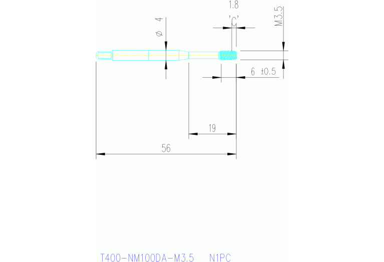 T400-NM100DA-M3.5 N1PC