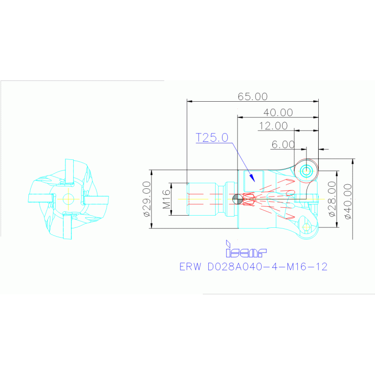 ERW D028A040-4-M16-12