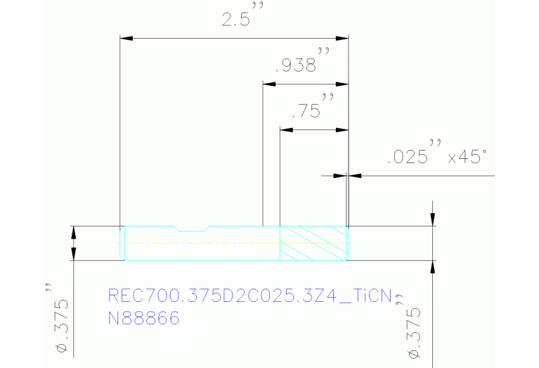 REC700.375D2C025.3Z4 TICN