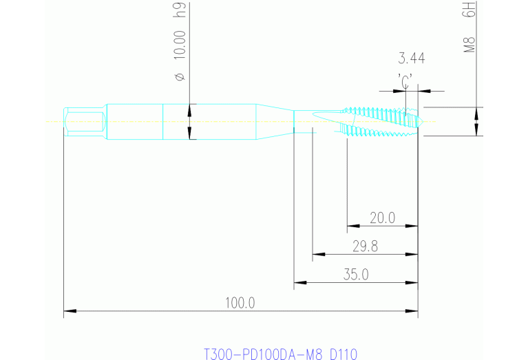 T300-PD100DA-M8 D110