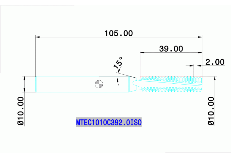 MTEC 1010C39 2.0ISO IN2005
