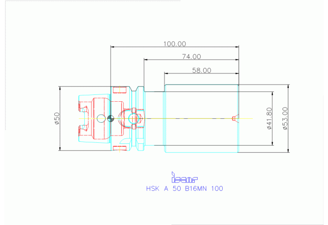 HSK A50 B16MN 100