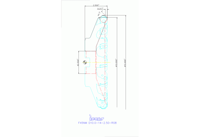 F45NM D10.0-14-2.50-R08