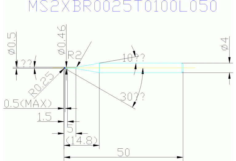 MS2XBR0025T0100L050