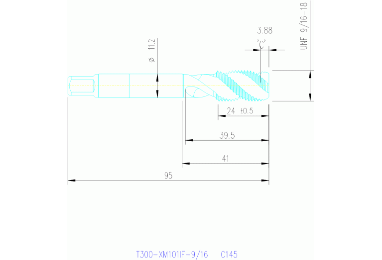 T300-XM101IF-9/16 C145