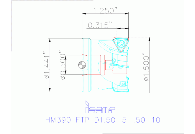 HM390 FTP D1.50-5-.50-10