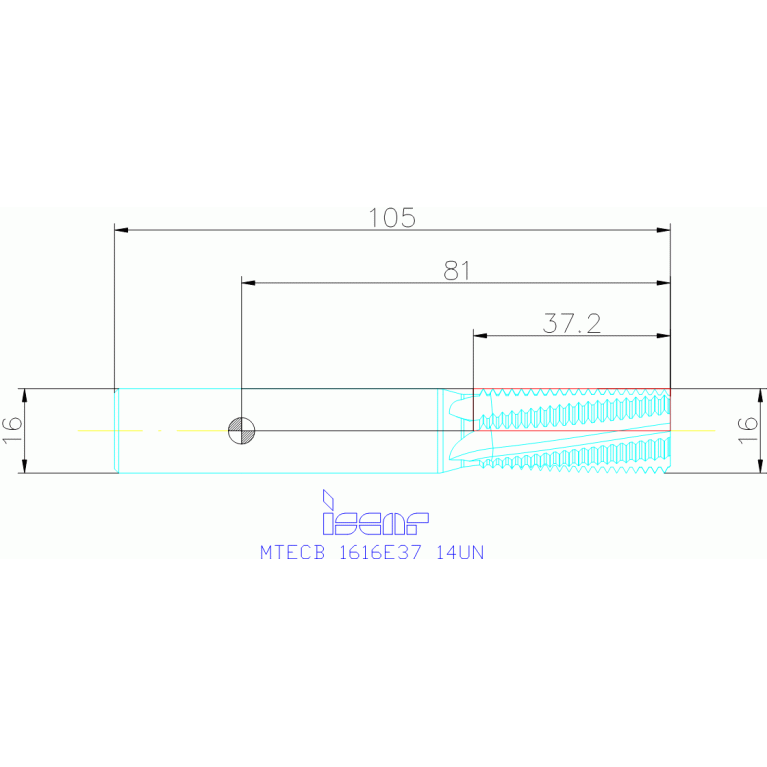 MTECB 1616E37 14UN IC908