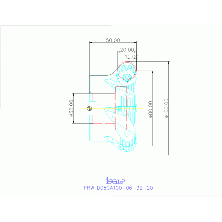 FRW D080A100-06-32-20