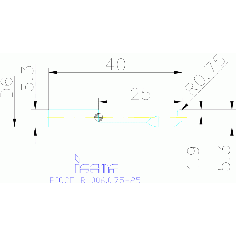 PICCO R 006.0.75-25 IC228