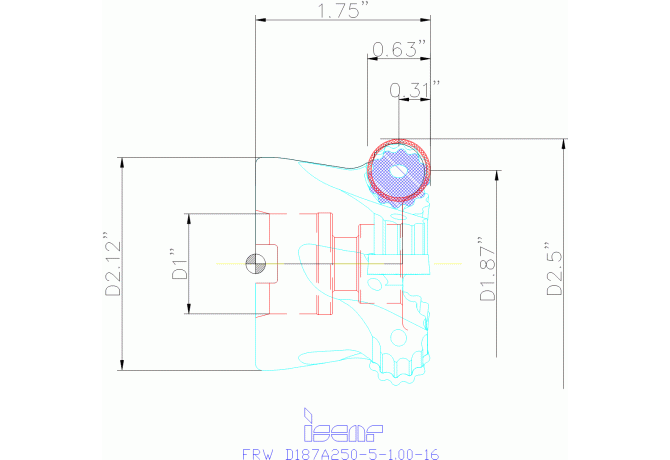 FRW D187A250-5-1.00-16