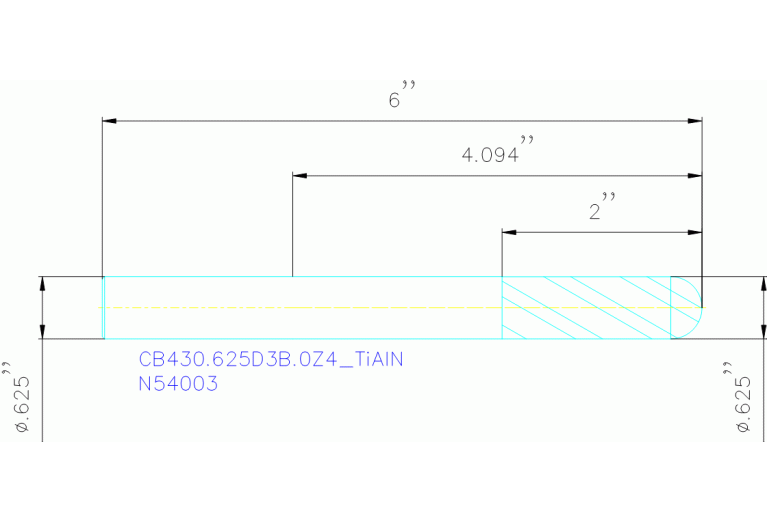CB430.625D3B.0Z4 TIALN
